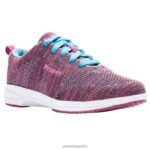 es Propet acogedor andador lavable evolution mujer azul baya/gris claro azul claro/gris rosa J8NZ2149 - Imagen 2