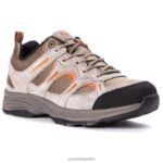 es Propet acogedor Connelly hombres naranja humo/marrón J8NZ250 - Imagen 2