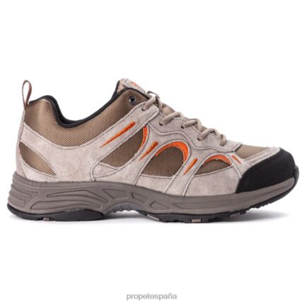 es Propet acogedor Connelly hombres naranja humo/marrón J8NZ250