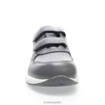 es Propet acogedor correa de salvavidas hombres gris oscuro/negro/marrón/blanco deportivo/blanco J8NZ266 - Imagen 13