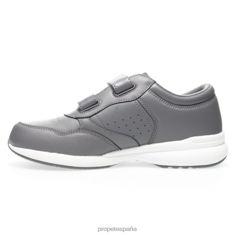 es Propet acogedor correa de salvavidas hombres gris oscuro/negro/marrón/blanco deportivo/blanco J8NZ266 - Imagen 24