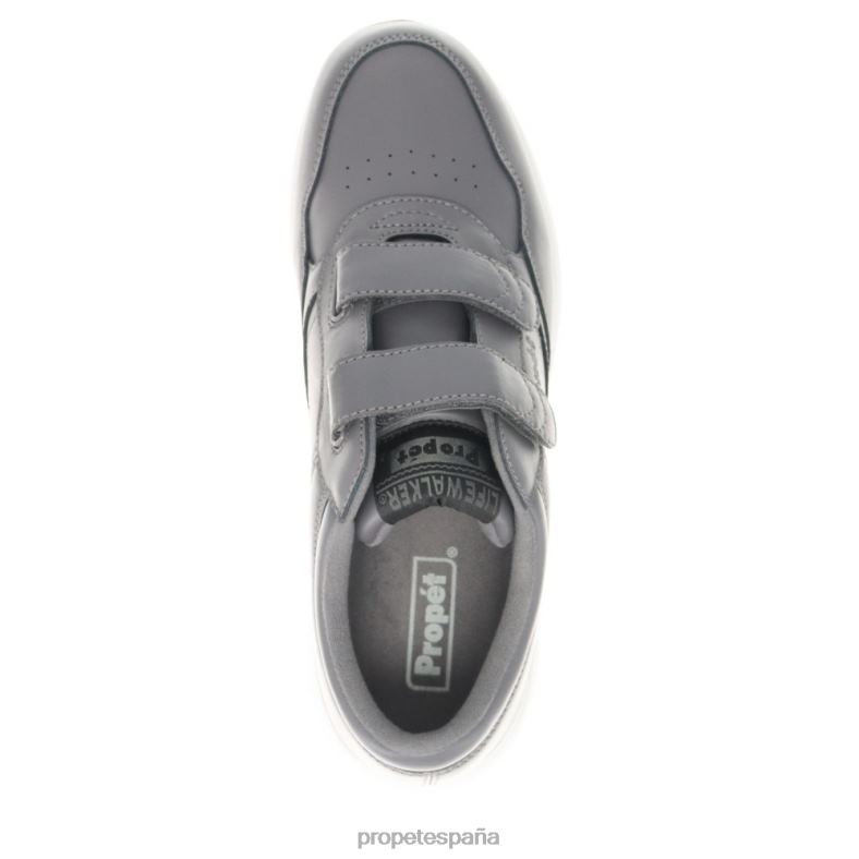 es Propet acogedor correa de salvavidas hombres gris oscuro/negro/marrón/blanco deportivo/blanco J8NZ266 - Imagen 26