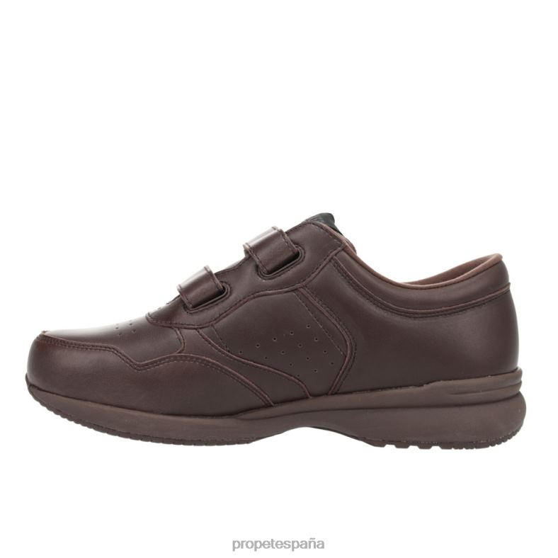 es Propet acogedor correa de salvavidas hombres gris oscuro/negro/marrón/blanco deportivo/blanco J8NZ266 - Imagen 8