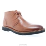 es Propet acogedor cuero de findley hombres bronceado/negro J8NZ245 - Imagen 2