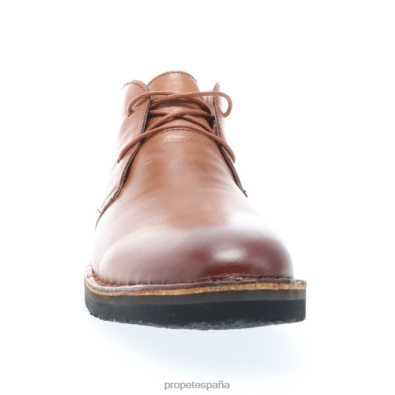 es Propet acogedor cuero de findley hombres bronceado/negro J8NZ245 - Imagen 5