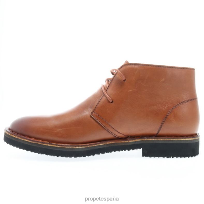 es Propet acogedor cuero de findley hombres bronceado/negro J8NZ245 - Imagen 6