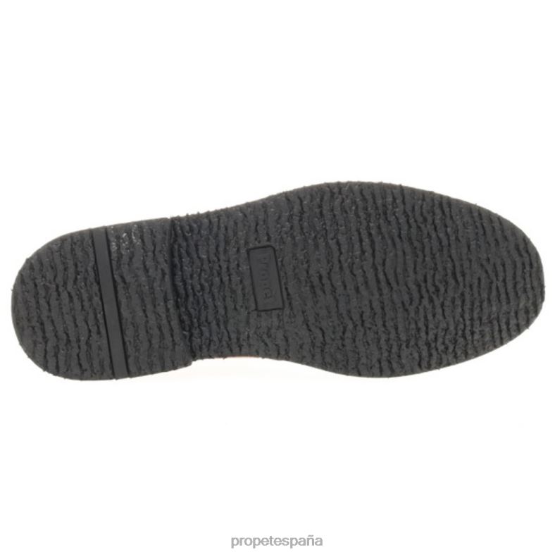 es Propet acogedor cuero de findley hombres bronceado/negro J8NZ245 - Imagen 7