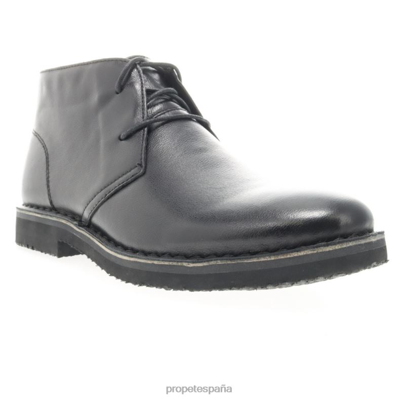 es Propet acogedor cuero de findley hombres bronceado/negro J8NZ245 - Imagen 10