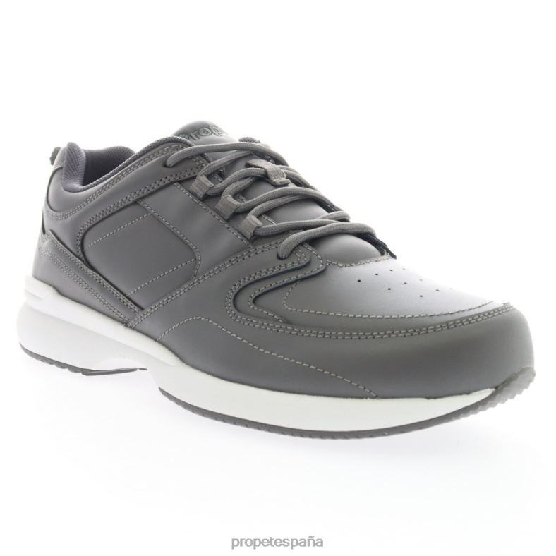 es Propet acogedor deporte salvavidas hombres gris oscuro/negro/azul marino J8NZ249 - Imagen 2