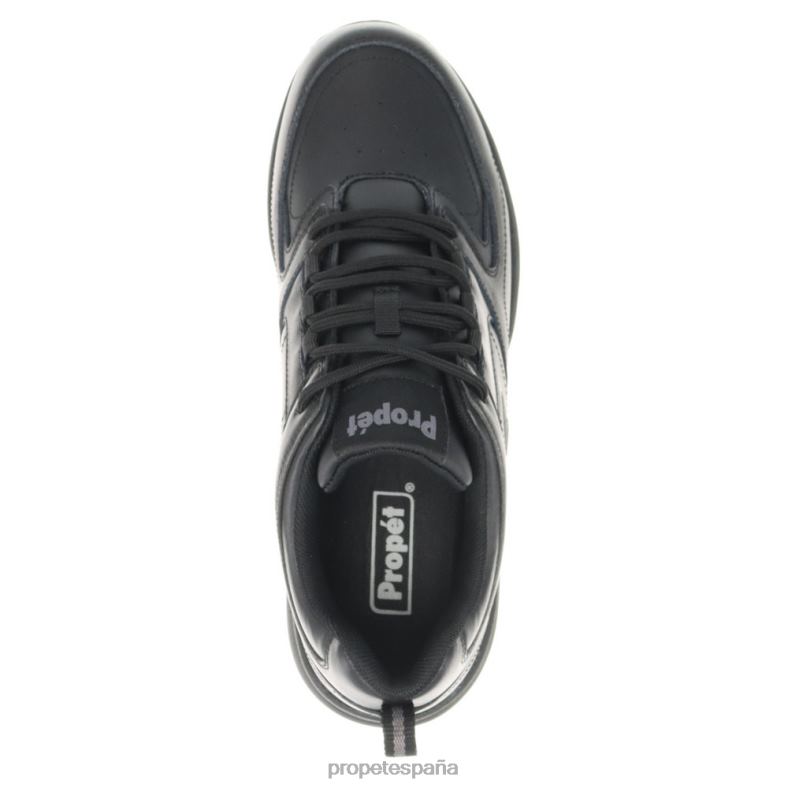 es Propet acogedor deporte salvavidas hombres gris oscuro/negro/azul marino J8NZ249 - Imagen 4