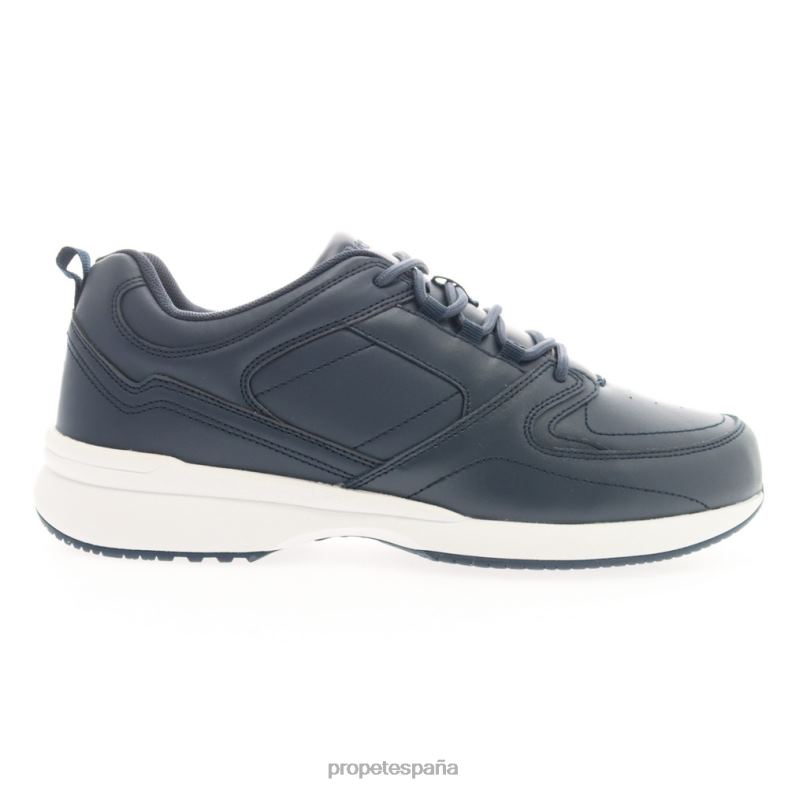 es Propet acogedor deporte salvavidas hombres gris oscuro/negro/azul marino J8NZ249 - Imagen 5