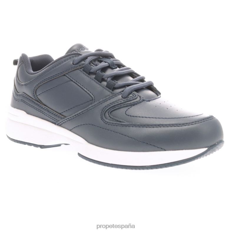 es Propet acogedor deporte salvavidas mujer azul marino/negro/gris claro/blanco J8NZ2142 - Imagen 2