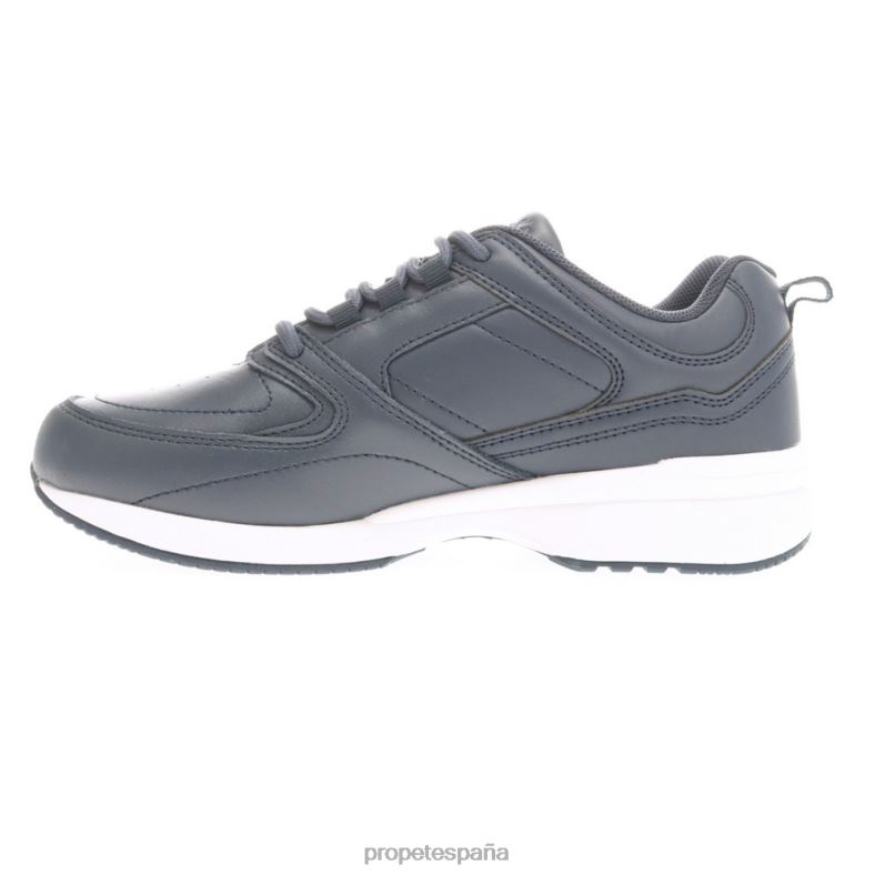 es Propet acogedor deporte salvavidas mujer azul marino/negro/gris claro/blanco J8NZ2142 - Imagen 18