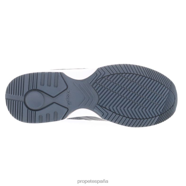 es Propet acogedor deporte salvavidas mujer azul marino/negro/gris claro/blanco J8NZ2142 - Imagen 19