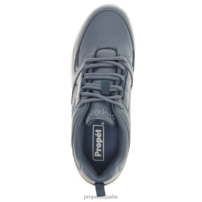 es Propet acogedor deporte salvavidas mujer azul marino/negro/gris claro/blanco J8NZ2142 - Imagen 20