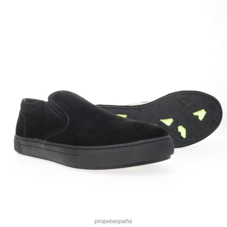 es Propet acogedor dormir hombres negro/camel/verde explorador J8NZ261 - Imagen 2