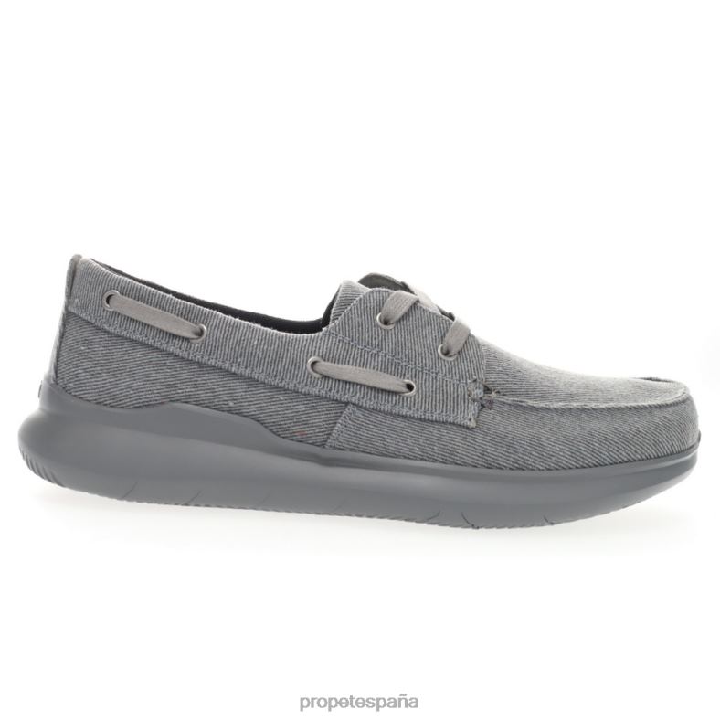 es Propet acogedor encaje viasol hombres negro/gris/tostado J8NZ268 - Imagen 15