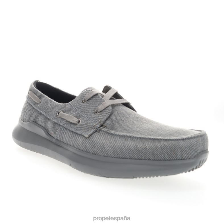 es Propet acogedor encaje viasol hombres negro/gris/tostado J8NZ268 - Imagen 16