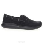 es Propet acogedor encaje viasol hombres negro/gris/tostado J8NZ268
