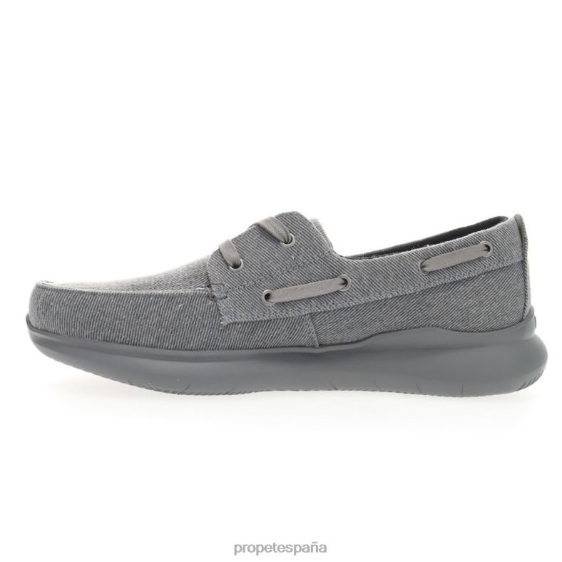 es Propet acogedor encaje viasol hombres negro/gris/tostado J8NZ268 - Imagen 18