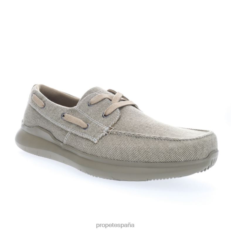 es Propet acogedor encaje viasol hombres negro/gris/tostado J8NZ268 - Imagen 6