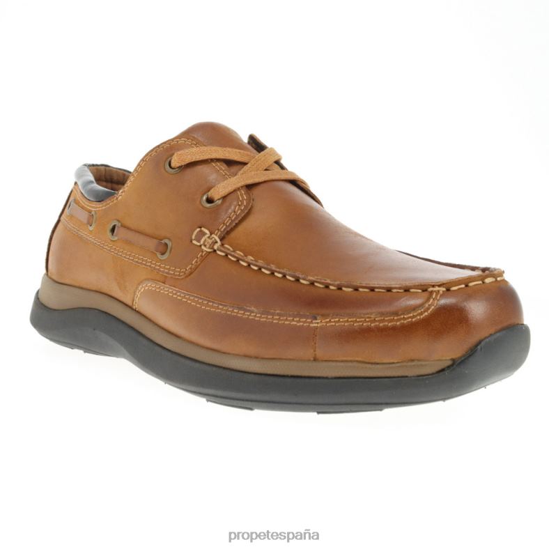 es Propet acogedor pomeroy hombres madera/azul marino/negro/tostado J8NZ257 - Imagen 12