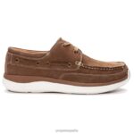 es Propet acogedor pomeroy hombres madera/azul marino/negro/tostado J8NZ257
