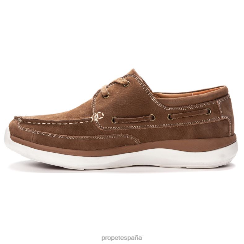 es Propet acogedor pomeroy hombres madera/azul marino/negro/tostado J8NZ257 - Imagen 18