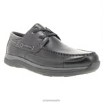 es Propet acogedor pomeroy hombres madera/azul marino/negro/tostado J8NZ257 - Imagen 6