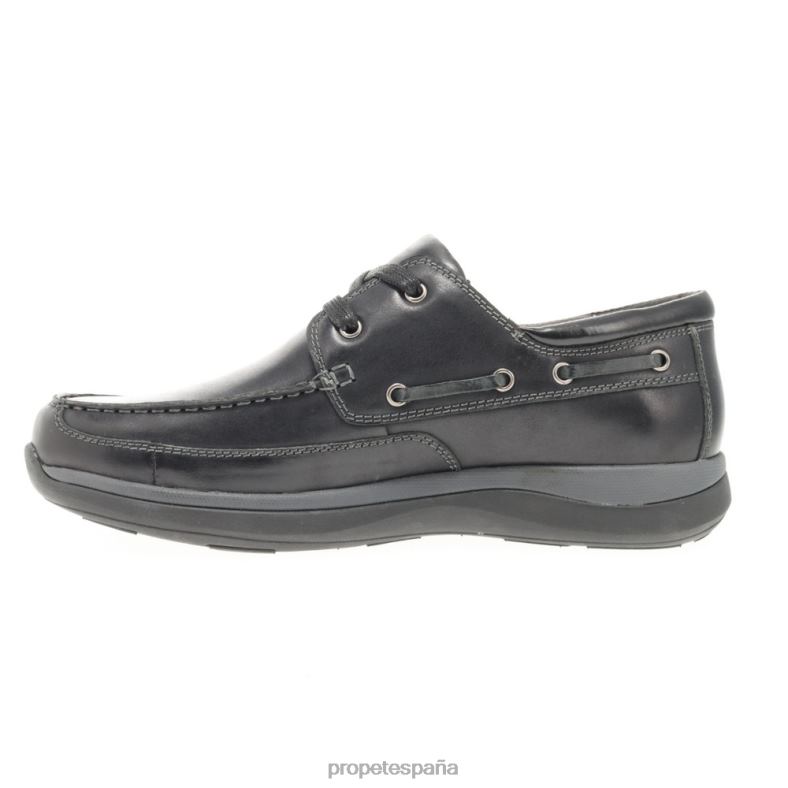 es Propet acogedor pomeroy hombres madera/azul marino/negro/tostado J8NZ257 - Imagen 8