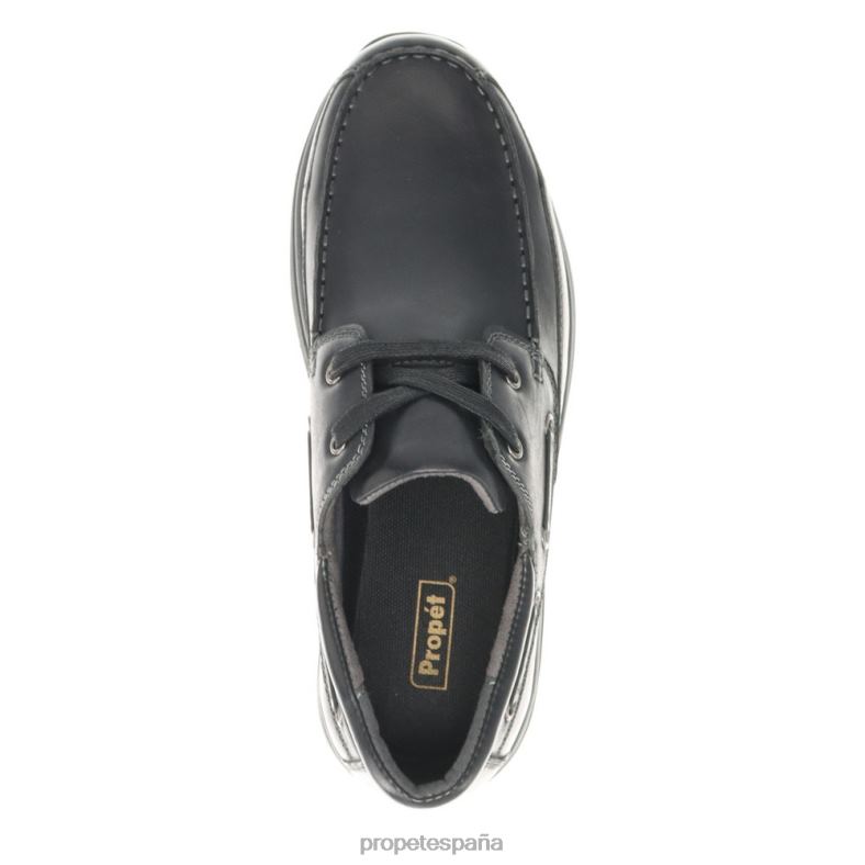 es Propet acogedor pomeroy hombres madera/azul marino/negro/tostado J8NZ257 - Imagen 9