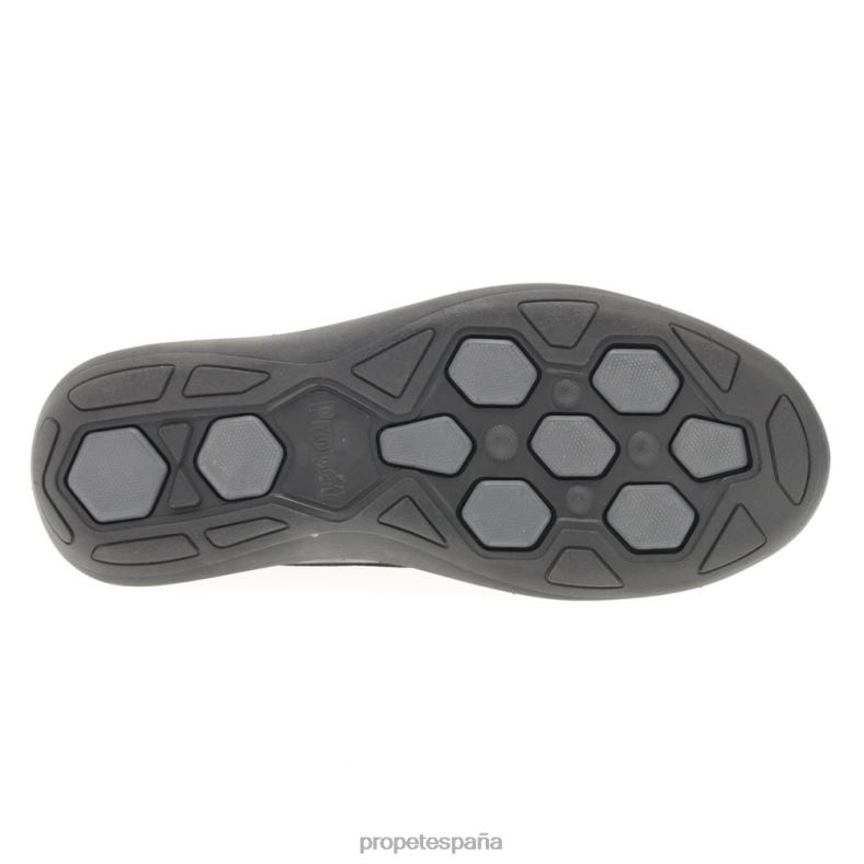 es Propet acogedor pomeroy hombres madera/azul marino/negro/tostado J8NZ257 - Imagen 10