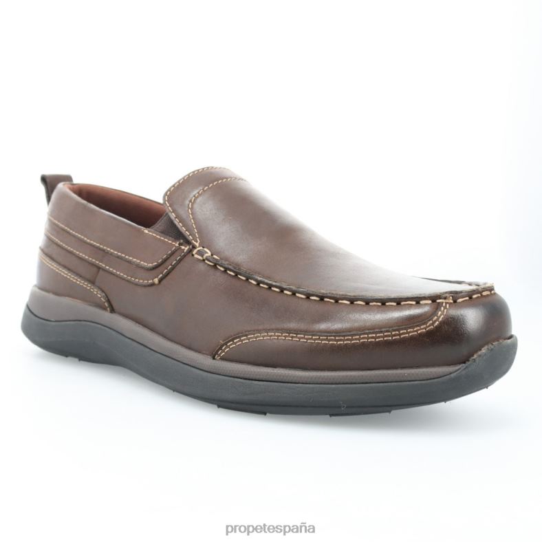 es Propet acogedor Preston hombres café/negro/azul marino J8NZ248 - Imagen 2