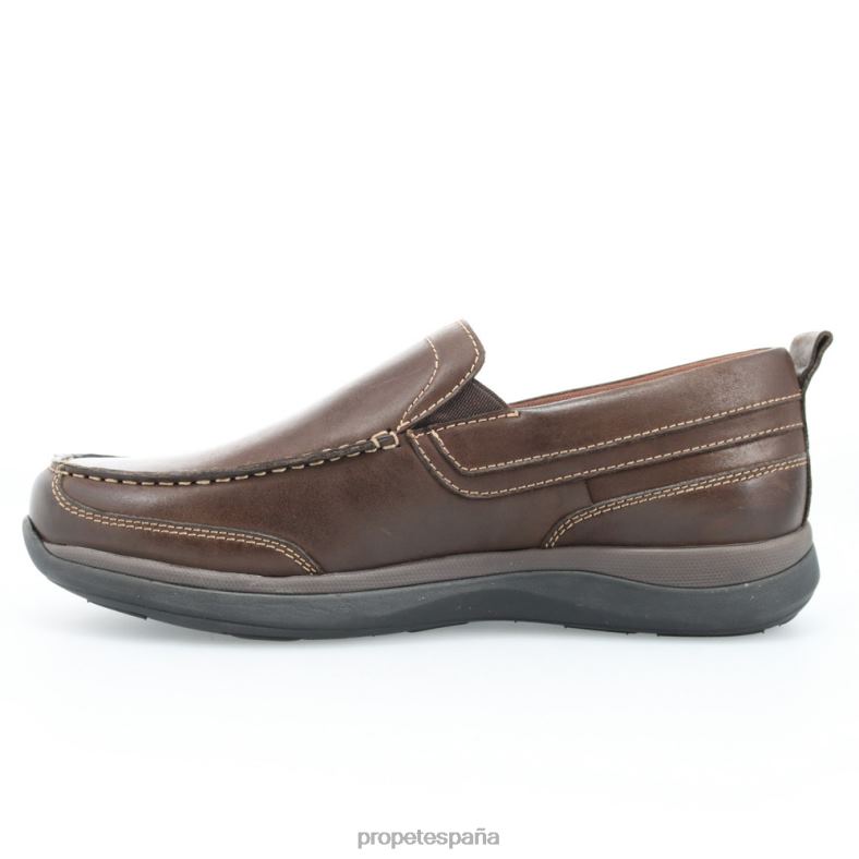 es Propet acogedor Preston hombres café/negro/azul marino J8NZ248 - Imagen 12