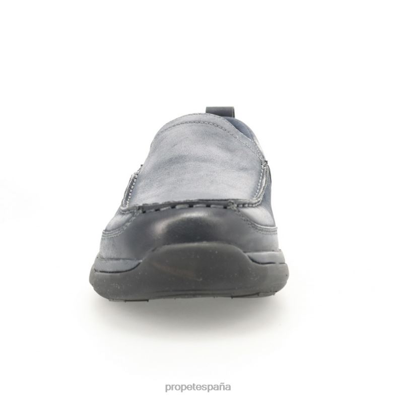 es Propet acogedor Preston hombres café/negro/azul marino J8NZ248 - Imagen 7