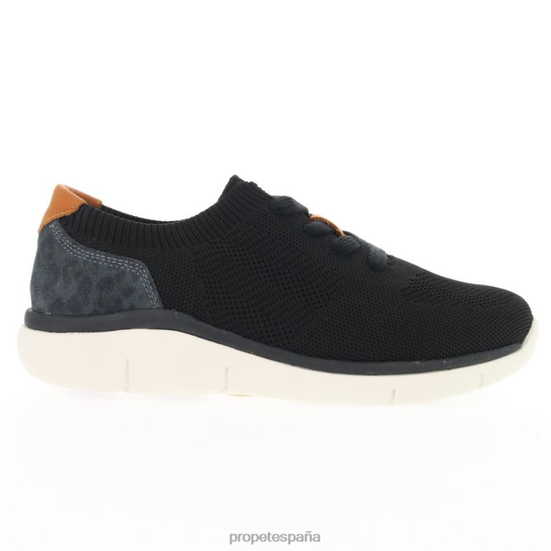 es Propet acogedor sachi mujer albaricoque/negro/denim/arena J8NZ2146 - Imagen 20