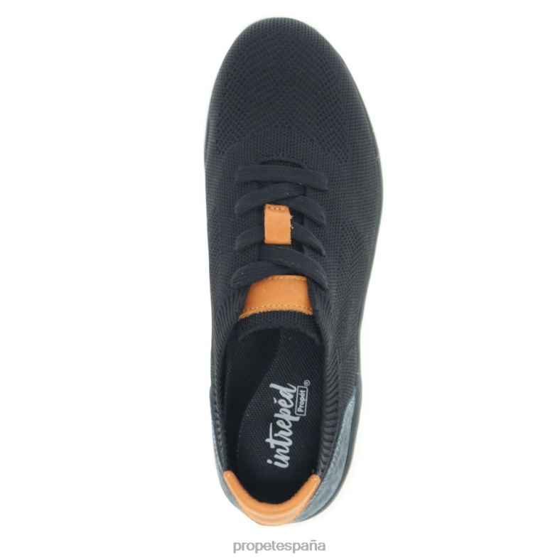es Propet acogedor sachi mujer albaricoque/negro/denim/arena J8NZ2146 - Imagen 4