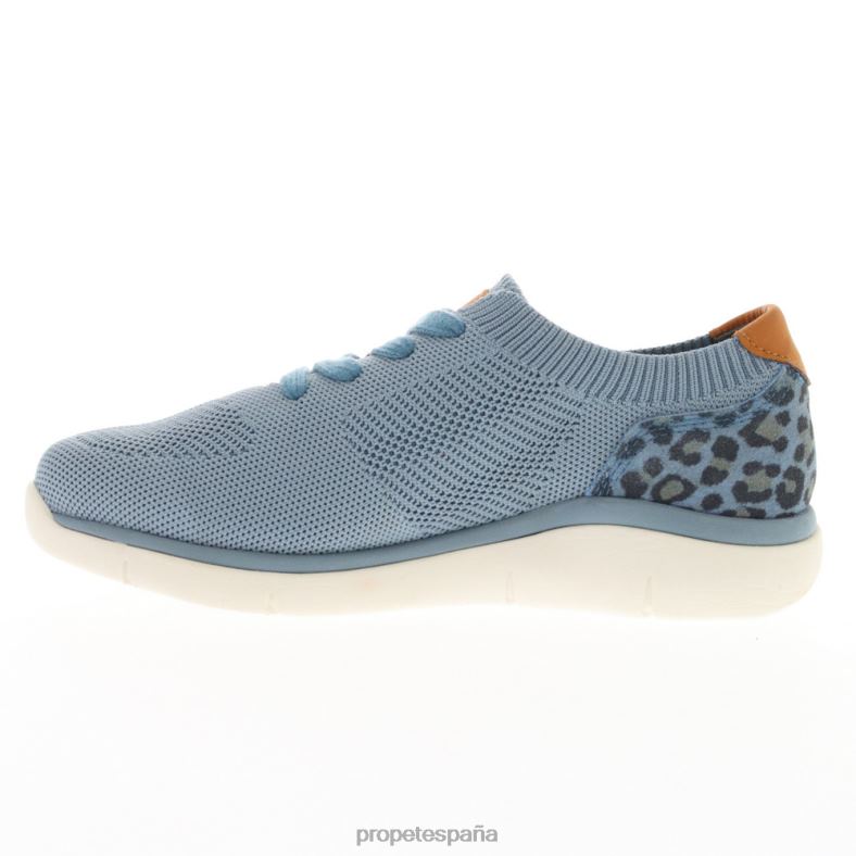 es Propet acogedor sachi mujer albaricoque/negro/denim/arena J8NZ2146 - Imagen 8