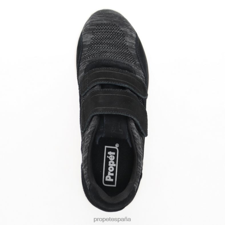 es Propet acogedor salida mujer gris oscuro/negro/denim J8NZ2152 - Imagen 4