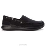 es Propet acogedor viasol hombres negro/gris/tostado J8NZ256