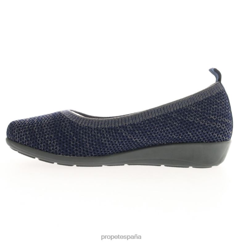 es Propet acogedor yen mujer negro/gris/azul marino J8NZ2144 - Imagen 8