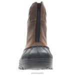 es Propet elegante Blizzard cremallera alta hombres marrón negro J8NZ240 - Imagen 3