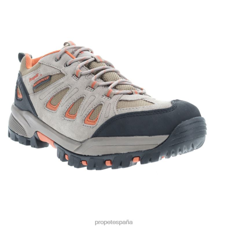 es Propet elegante caminante bajo hombres naranja humo/negro/marrón/negro rojo/gris azul J8NZ232 - Imagen 2