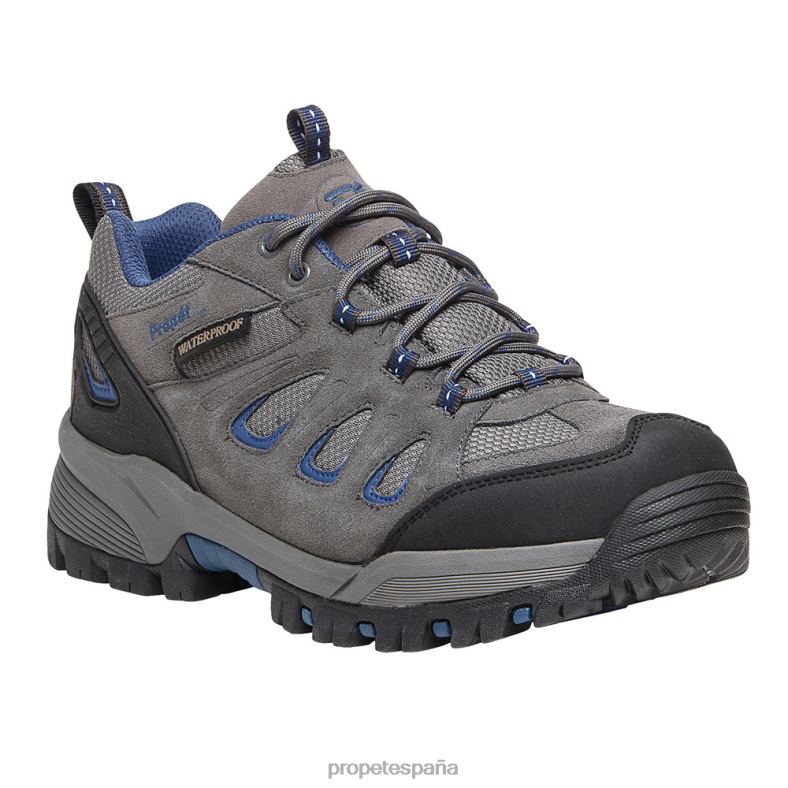 es Propet elegante caminante bajo hombres naranja humo/negro/marrón/negro rojo/gris azul J8NZ232 - Imagen 19