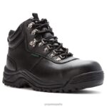es Propet elegante caminante escudo hombres negro/marrón bronco J8NZ239 - Imagen 2
