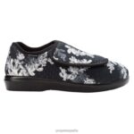 es Propet elegante cómodo n pie mujer negro/floral negro/pana burdeos/flor azul marino/pana piedra J8NZ2138 - Imagen 5