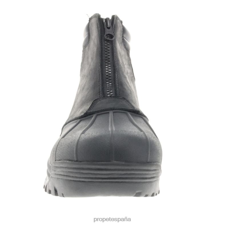 es Propet elegante cremallera media ventisca hombres marrón negro/negro J8NZ235 - Imagen 11