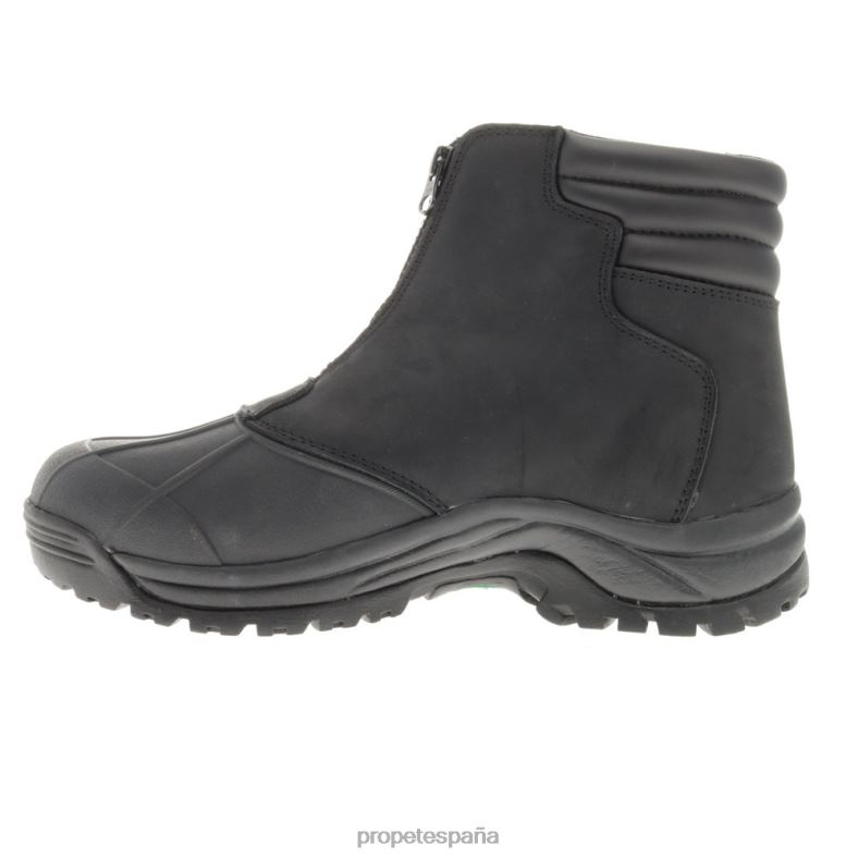 es Propet elegante cremallera media ventisca hombres marrón negro/negro J8NZ235 - Imagen 12