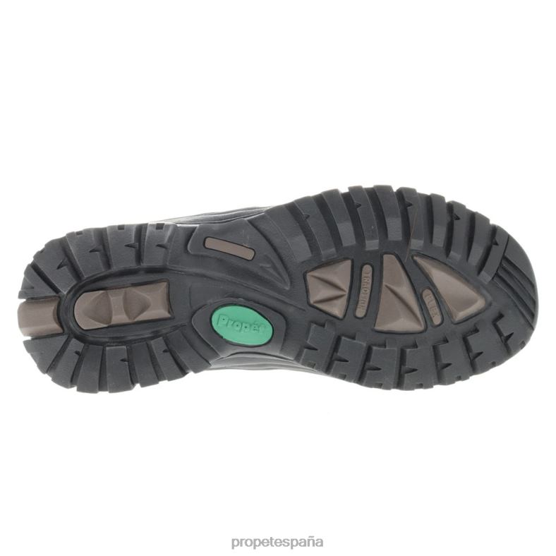 es Propet elegante cremallera media ventisca hombres marrón negro/negro J8NZ235 - Imagen 3