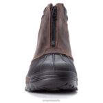 es Propet elegante cremallera media ventisca hombres marrón negro/negro J8NZ235 - Imagen 5